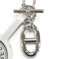 Hermes Chaine D'ancre Amulette Pendant Silver