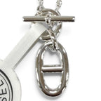Hermes Chaine D'ancre Amulette Pendant Silver