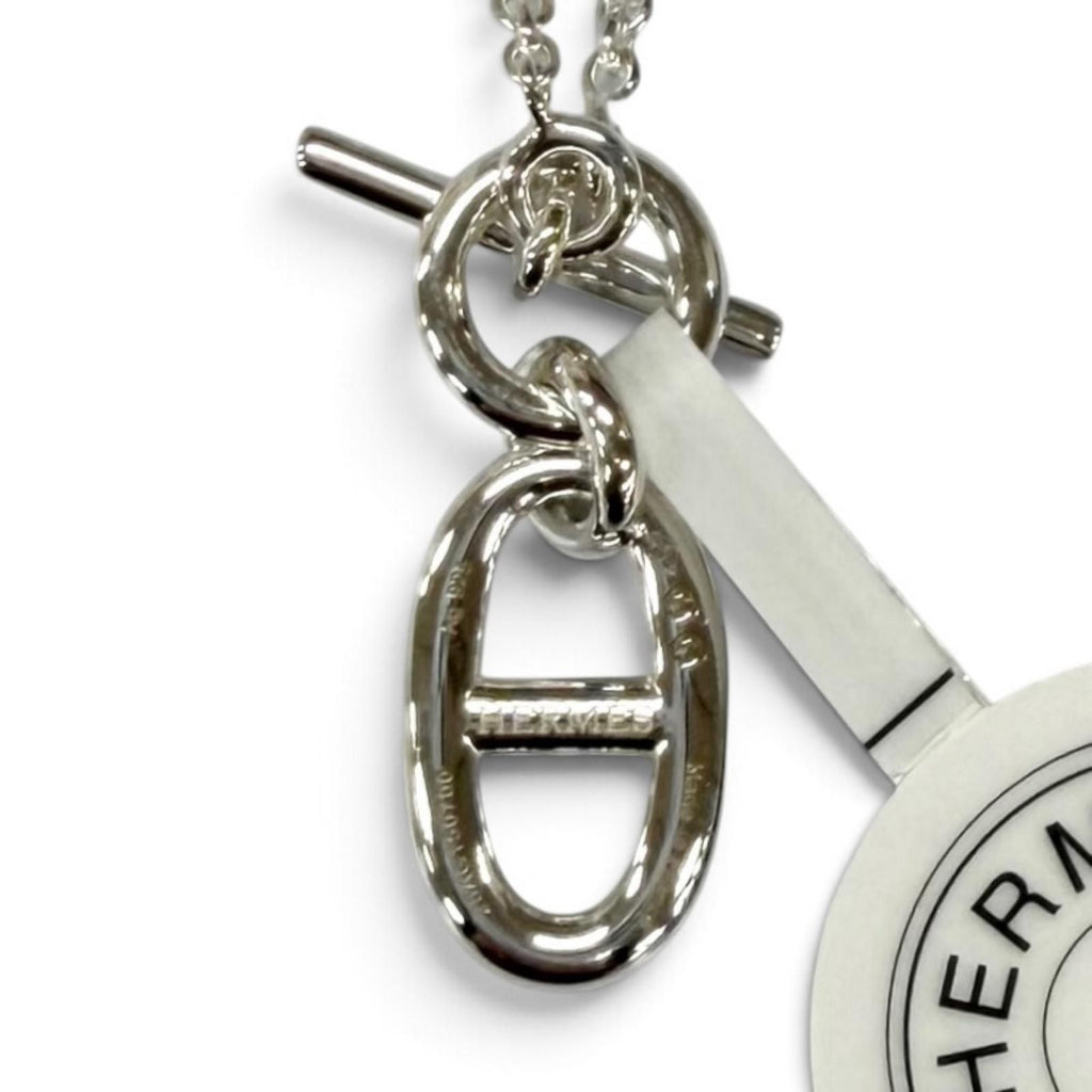 Hermes Chaine D'ancre Amulette Pendant Silver — view 3