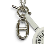 Hermes Chaine D'ancre Amulette Pendant Silver — view 3