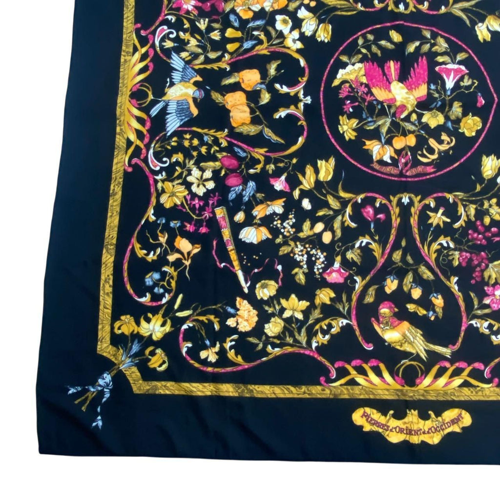 Hermes Scarf Cashmere Large Oriental and Western Stonework Pierres D'orient — view 4