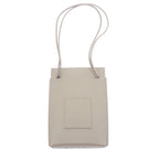 Loewe Pebble Dice Pocket Shoulder Bag Phone Pouch Calfskin Gray Gold Genus — view 3