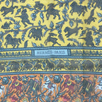 Hermes Scarf Silk Large Indian Hunting Red — view 7