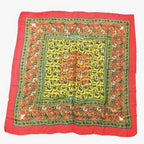 Hermes Scarf Silk Large Indian Hunting Red — view 2