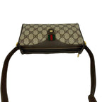 Gucci Sherry Line GG Pattern Logo Leather Shoulder Bag Pochette Cross Brown — view 4
