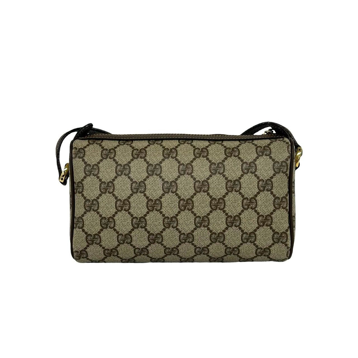 Gucci Sherry Line GG Pattern Logo Leather Shoulder Bag Pochette Cross Brown — view 3