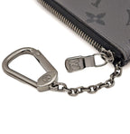 Louis Vuitton Pochette Cles Monogram Eclipse Reverse Coin Purse Black Boys' — view 4