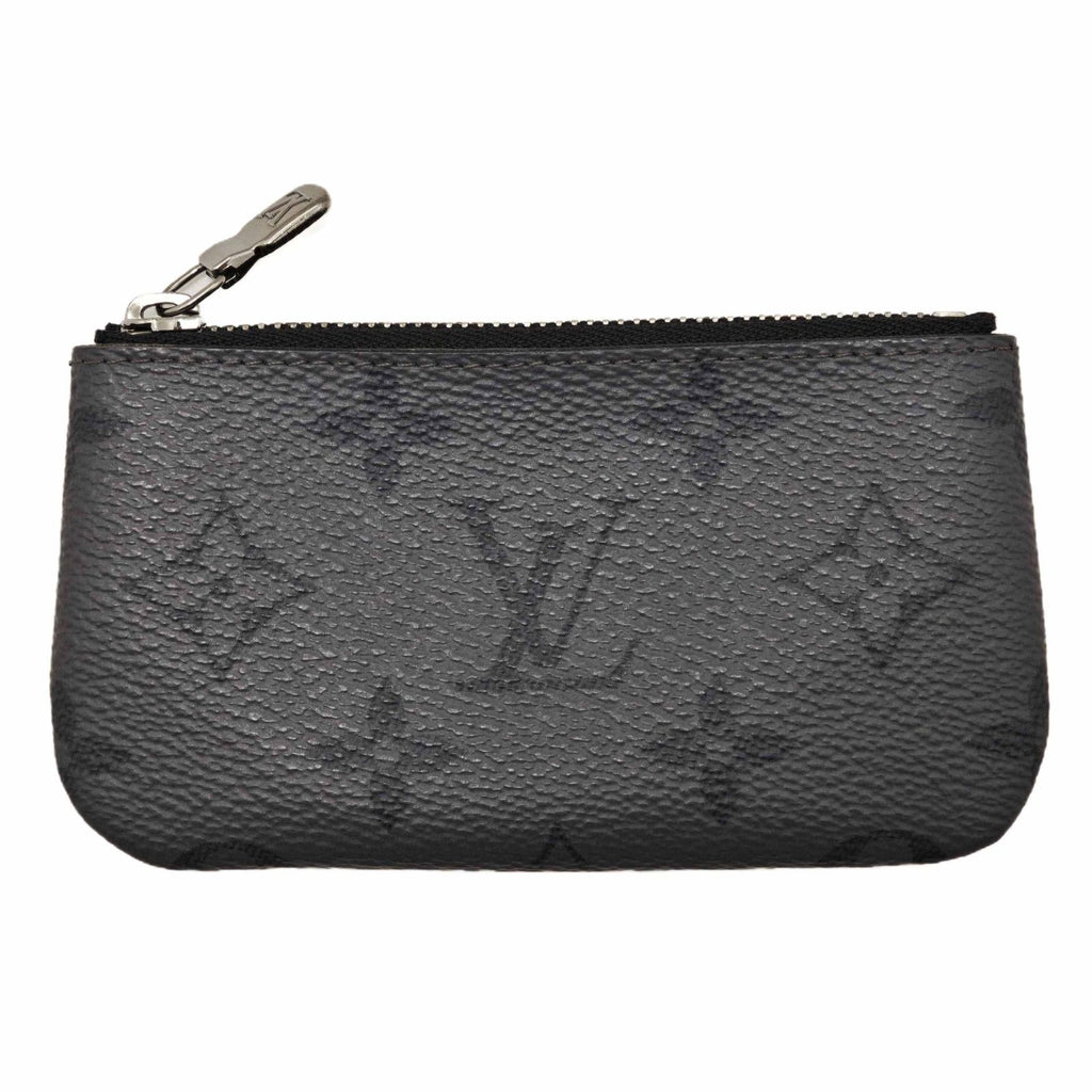Louis Vuitton Pochette Cles Monogram Eclipse Reverse Coin Purse Black Boys' — view 2