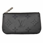 Louis Vuitton Pochette Cles Monogram Eclipse Reverse Coin Purse Black Boys' — view 2