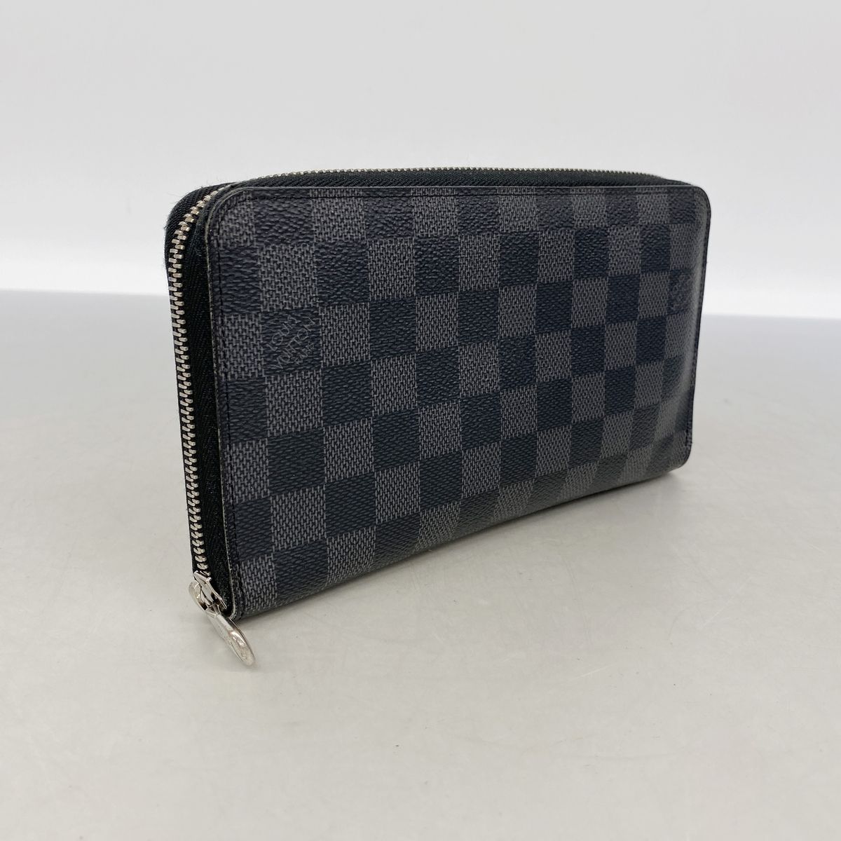 Louis Vuitton Wallet Damier Graphite Zippy Organizer NM Black Gray — view 2