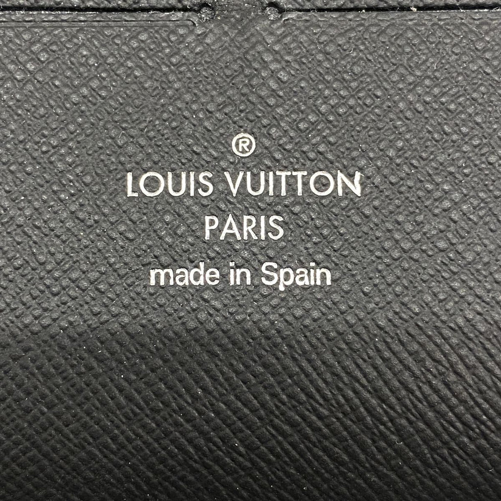 Louis Vuitton Wallet Damier Graphite Zippy Organizer NM Black Gray — view 4