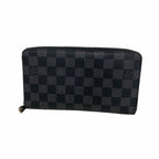 Louis Vuitton Wallet Damier Graphite Zippy Organizer NM Black Gray