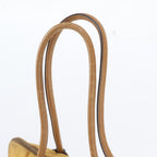 Prada Vintage Tessuto Nylon Triangle Logo Leather Tote Bag — view 2