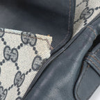 Gucci Vintage GG Supreme Leather Shoulder Bag Crossbody Hand — view 8