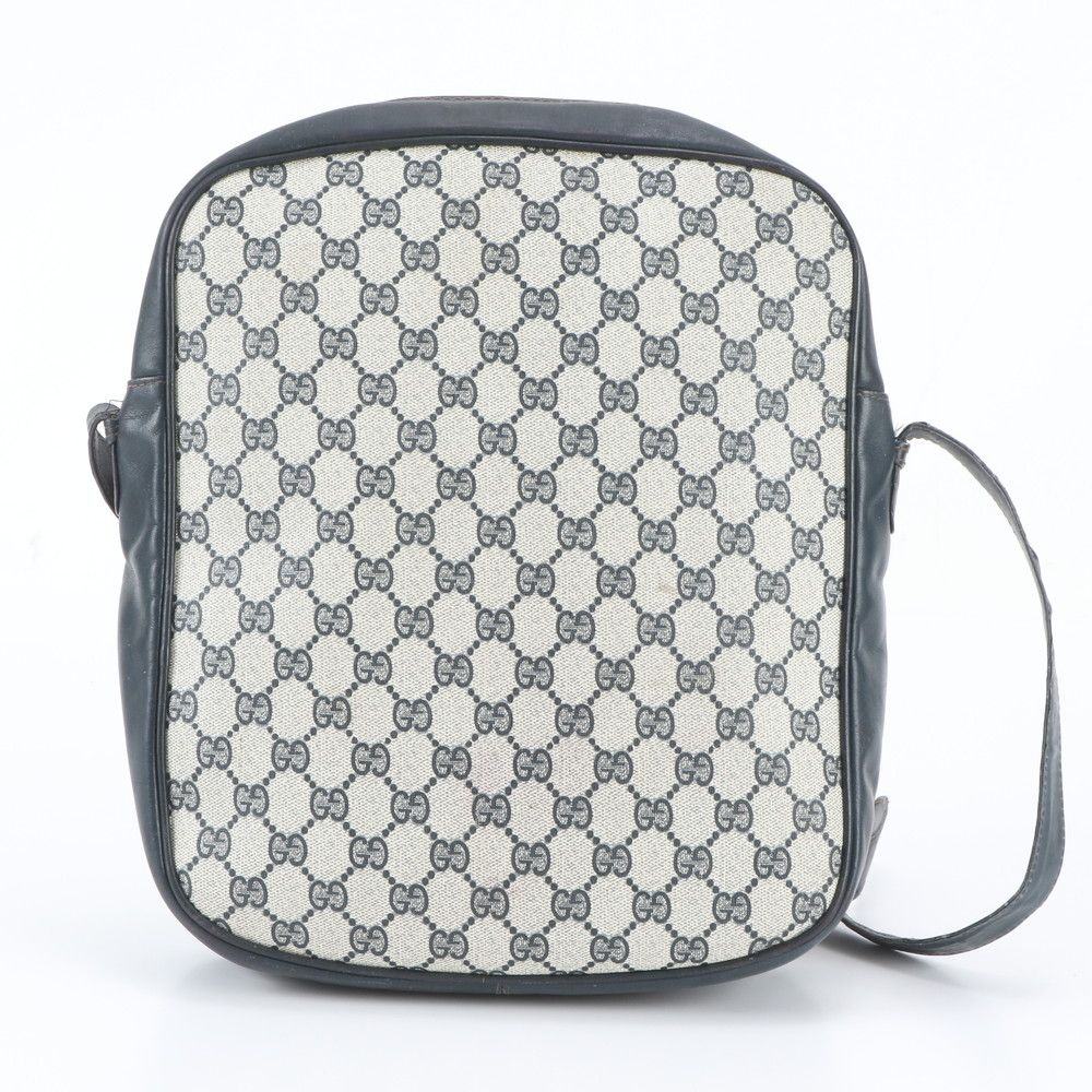 Gucci Vintage GG Supreme Leather Shoulder Bag Crossbody Hand — view 3