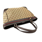 Gucci Mayfair Tote Bag GG Canvas Beige — view 7