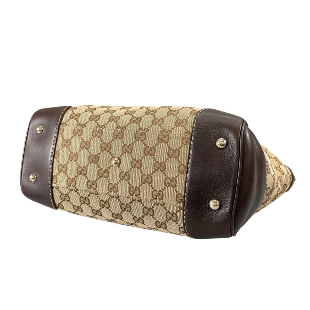 Gucci Mayfair Tote Bag GG Canvas Beige — view 6