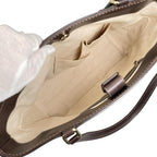 Gucci Mayfair Tote Bag GG Canvas Beige — view 8
