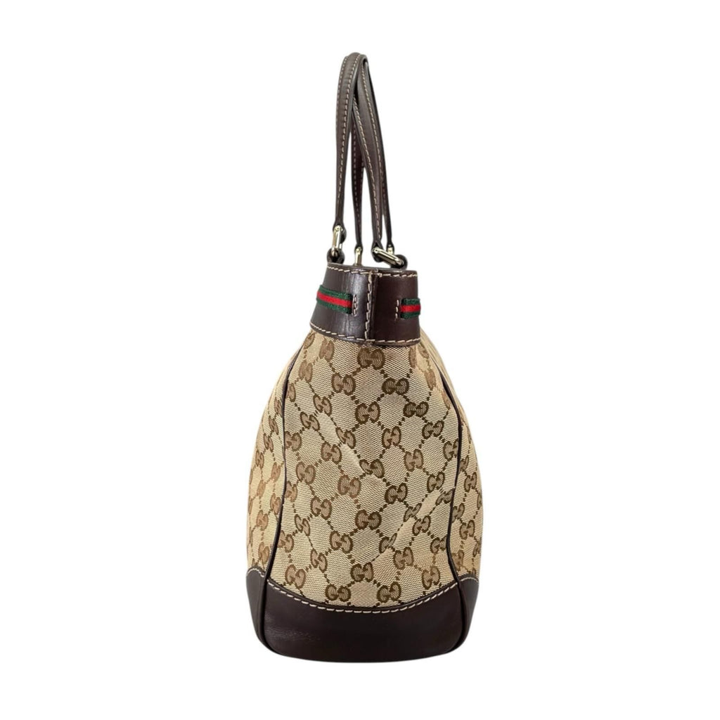 Gucci Mayfair Tote Bag GG Canvas Beige — view 5