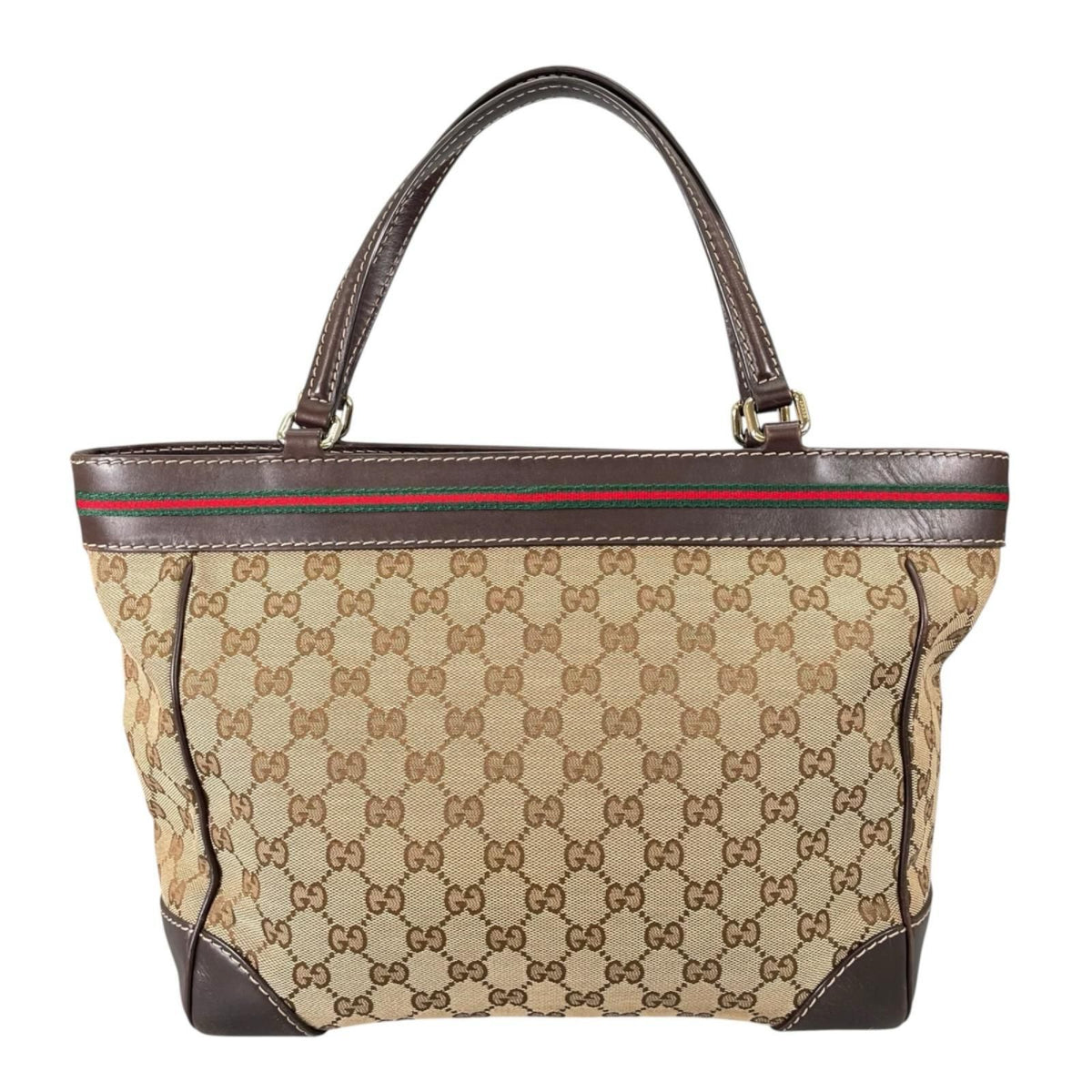 Gucci Mayfair Tote Bag GG Canvas Beige — view 3