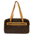 Louis Vuitton Cite GM Monogram Shoulder Bag Canvas Brown