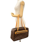 Louis Vuitton Cite GM Monogram Shoulder Bag Canvas Brown — view 2