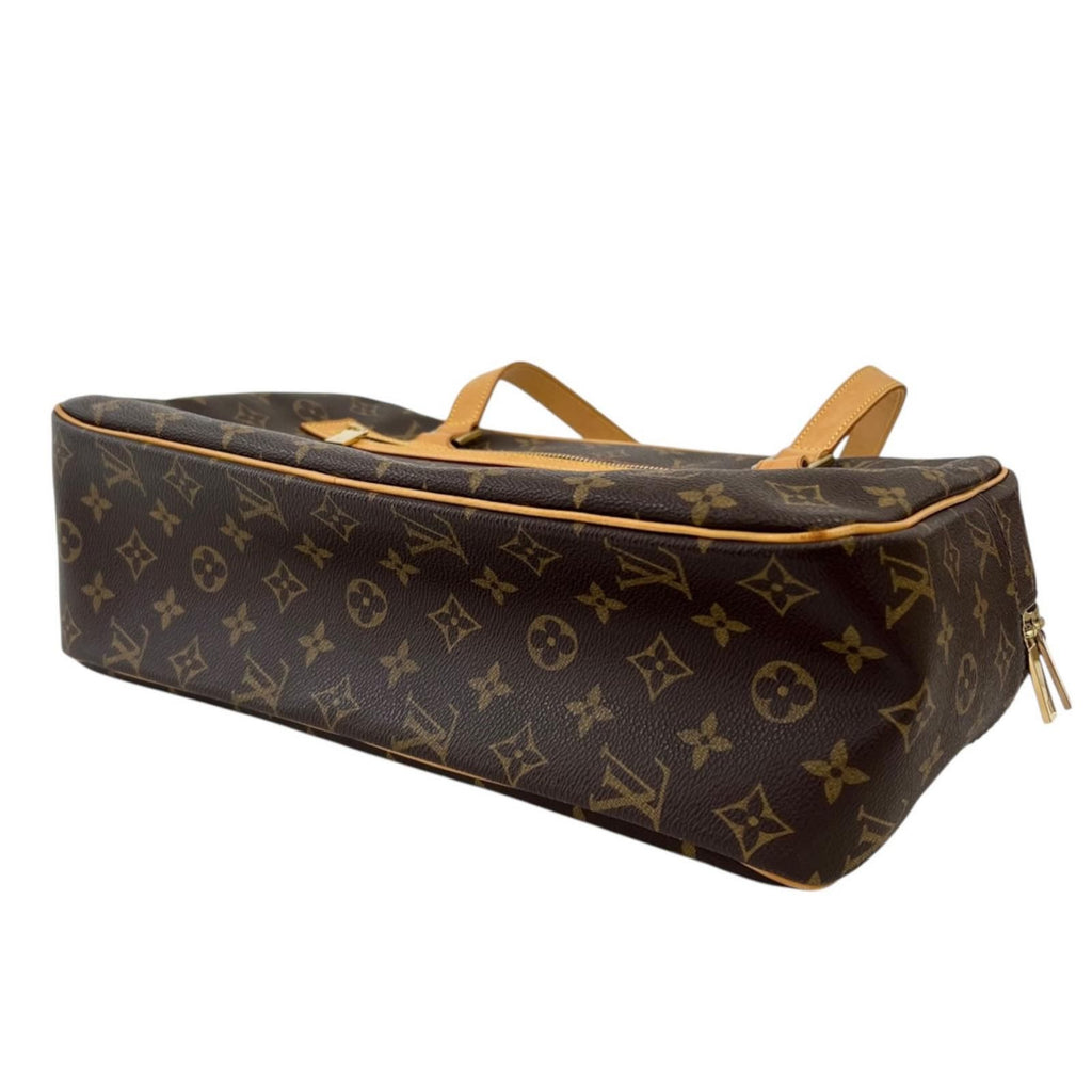 Louis Vuitton Cite GM Monogram Shoulder Bag Canvas Brown — view 6