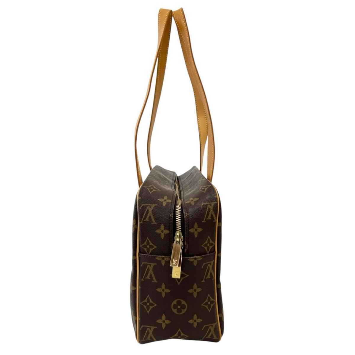 Louis Vuitton Cite GM Monogram Shoulder Bag Canvas Brown — view 4
