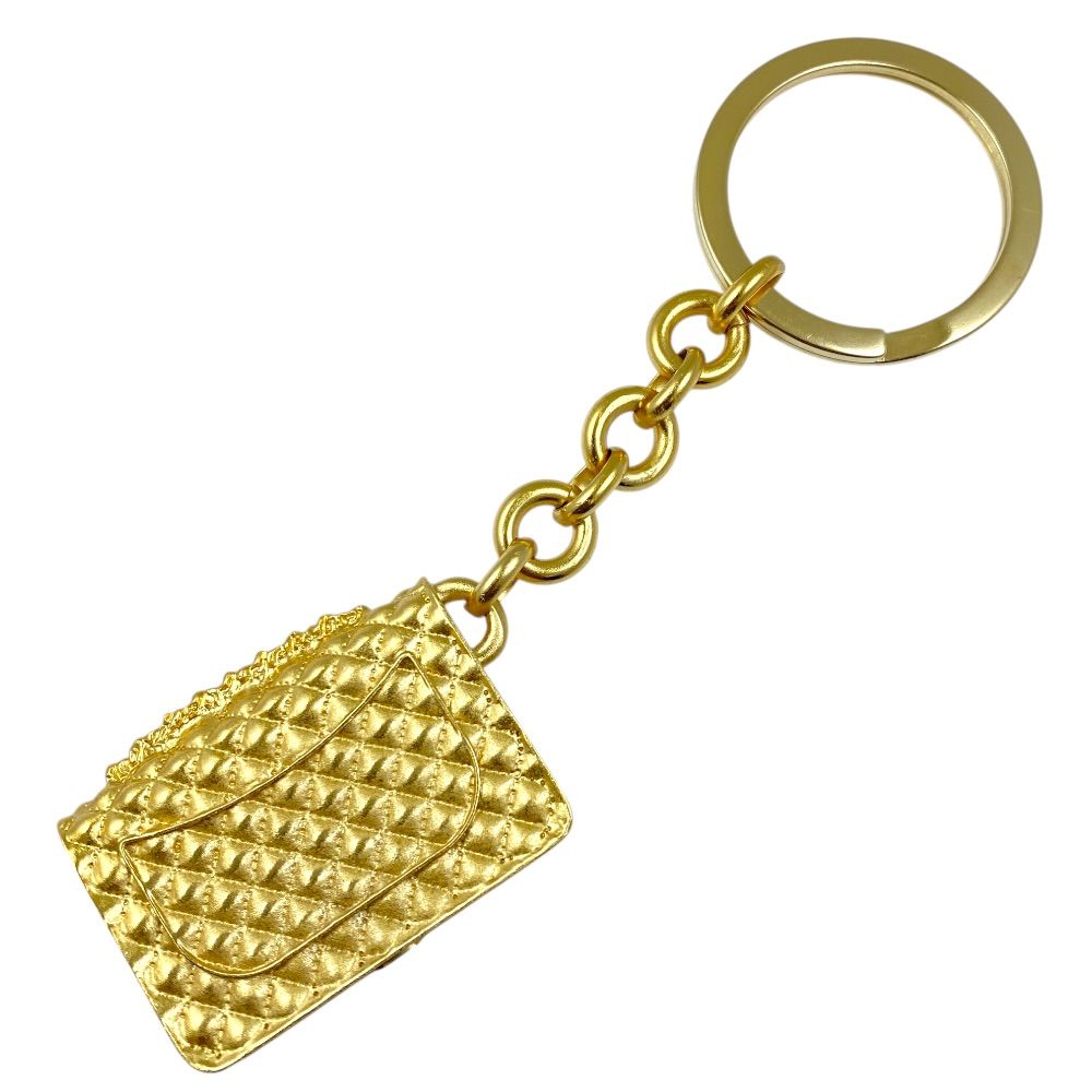 Chanel Key Holder Quilted Bag Motif CC Logo Metal Gold — view 2