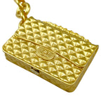 Chanel Key Holder Quilted Bag Motif CC Logo Metal Gold — view 3