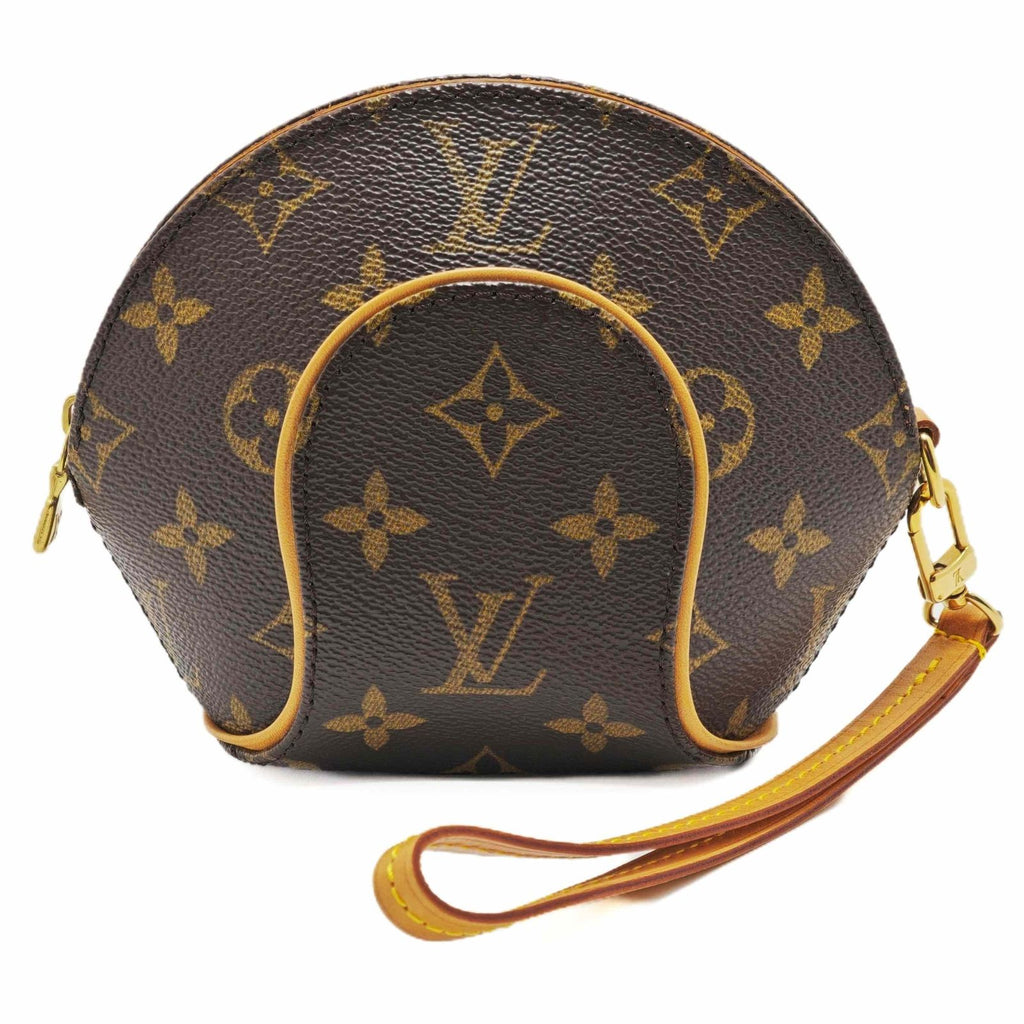 Louis Vuitton Mini Ellipse Monogram Pouch Brown