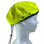 Dior Beret Hat Neon Color Polyester Sheep Leather Fluorescent Yellow Black — view 4