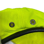 Dior Beret Hat Neon Color Polyester Sheep Leather Fluorescent Yellow Black — view 7