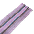 Louis Vuitton Shawl Multi Striped with Fringe Silk 100% Multicolor Scarf — view 8