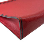 Louis Vuitton Clutch Pouch Taiga Pochette Voyage MM Leather Red — view 3