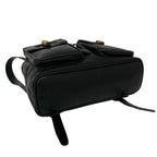 Gucci Vintage Bamboo Leather Backpack Black — view 7