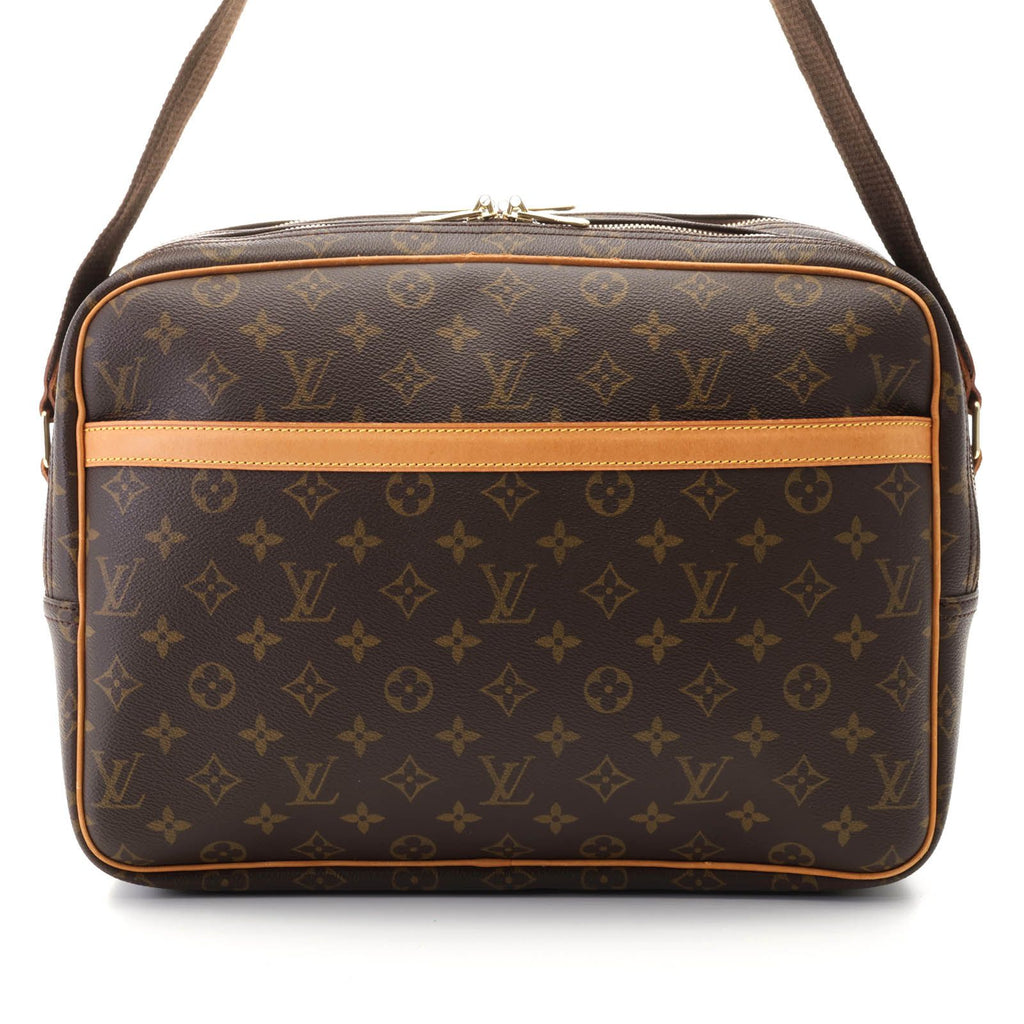 Louis Vuitton Reporter GM Monogram Shoulder Bag Canvas Brown Boys'