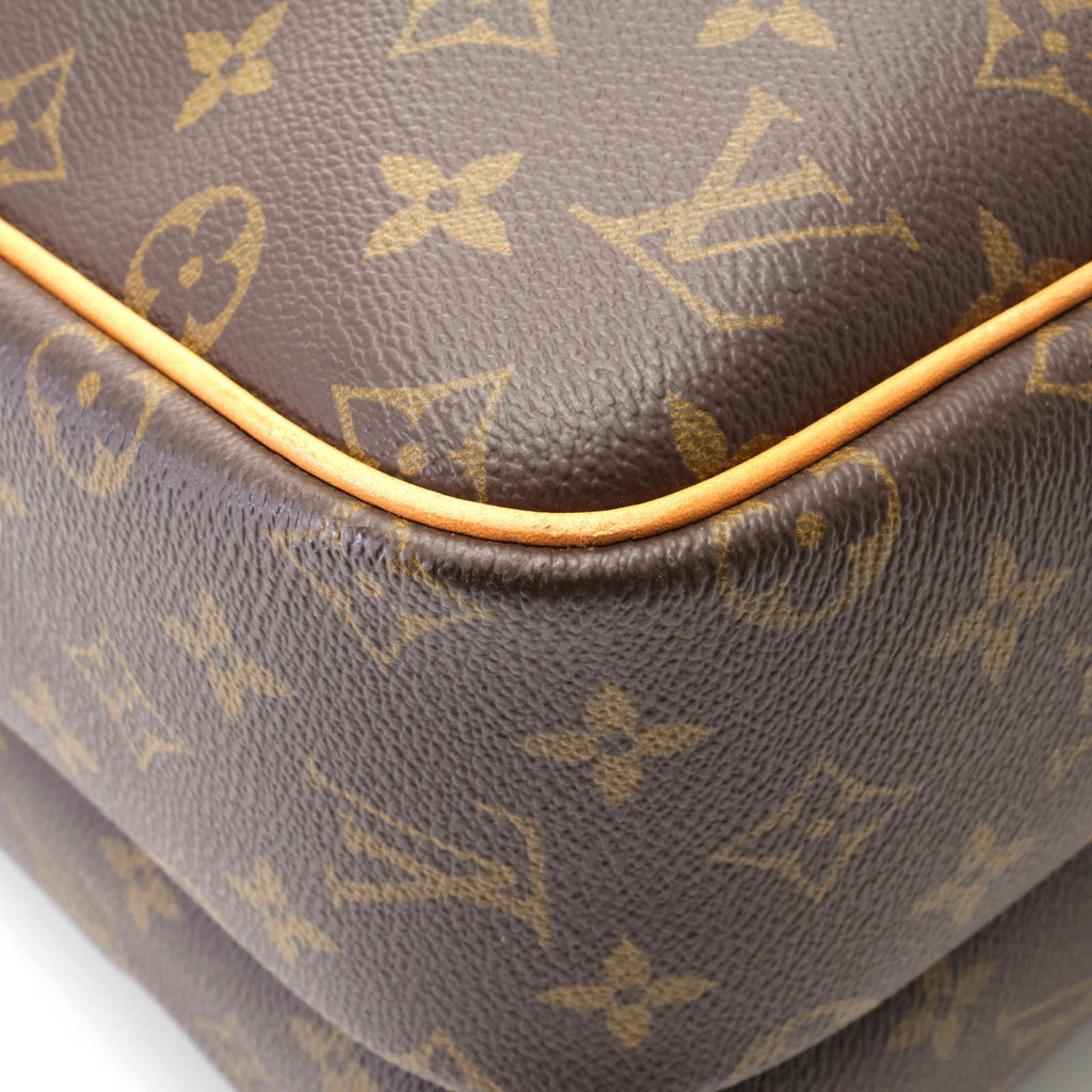 Louis Vuitton Reporter GM Monogram Shoulder Bag Canvas Brown Boys' — view 8