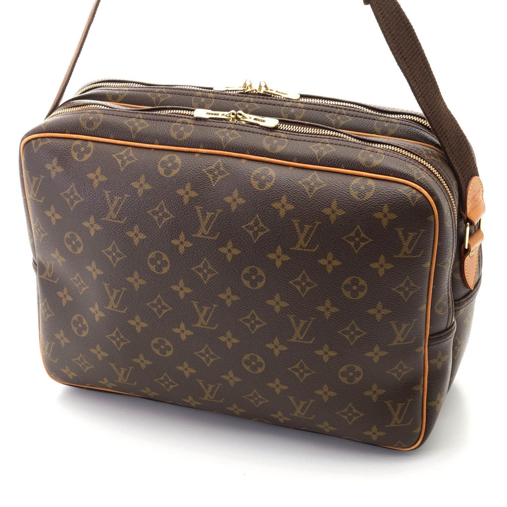 Louis Vuitton Reporter GM Monogram Shoulder Bag Canvas Brown Boys' — view 2