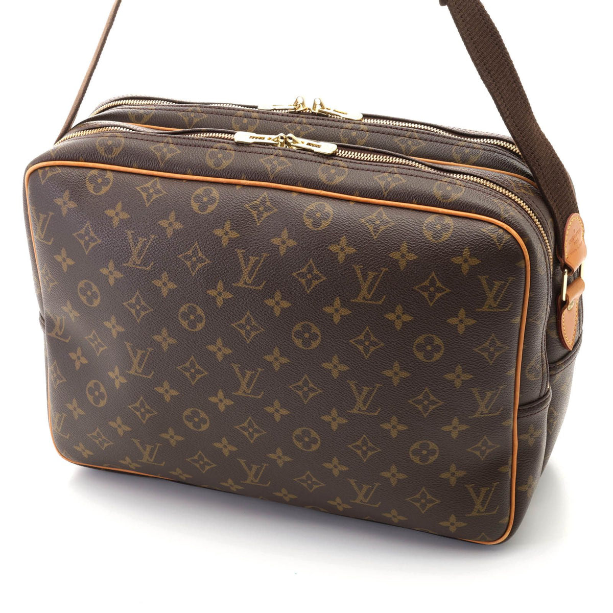 Louis Vuitton Reporter GM Monogram Shoulder Bag Canvas Brown Boys' — view 2