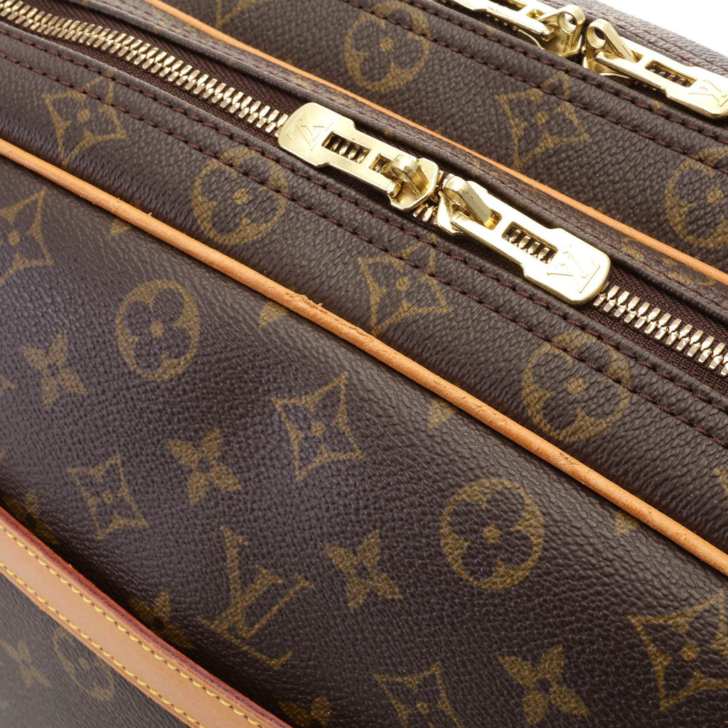 Louis Vuitton Reporter GM Monogram Shoulder Bag Canvas Brown Boys' — view 6
