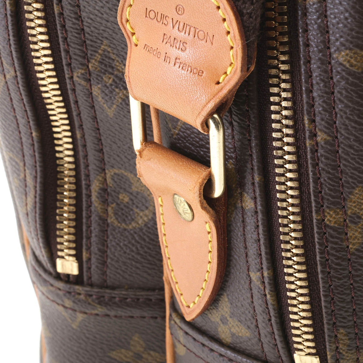 Louis Vuitton Reporter GM Monogram Shoulder Bag Canvas Brown Boys' — view 5