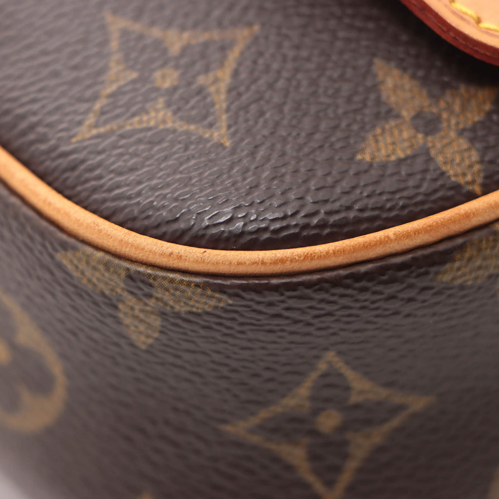Louis Vuitton Pochette Gange Monogram Shoulder Bag Canvas Brown — view 7