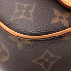 Louis Vuitton Pochette Gange Monogram Shoulder Bag Canvas Brown — view 7