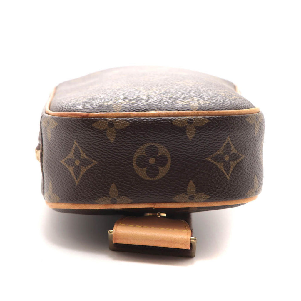 Louis Vuitton Pochette Gange Monogram Shoulder Bag Canvas Brown — view 3