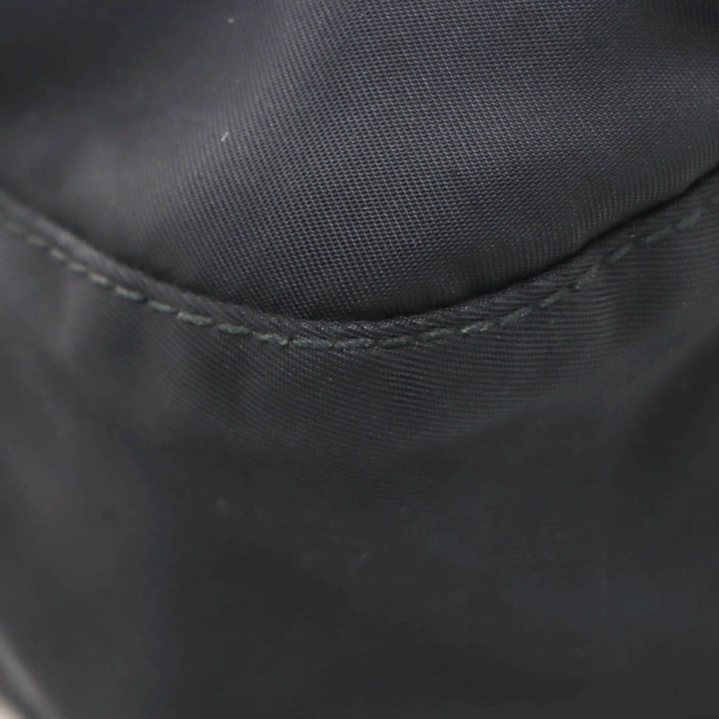 Prada Shoulder Bag Black Nylon Leather — view 6