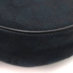 Gucci GG Shoulder Bag Canvas Black — view 7