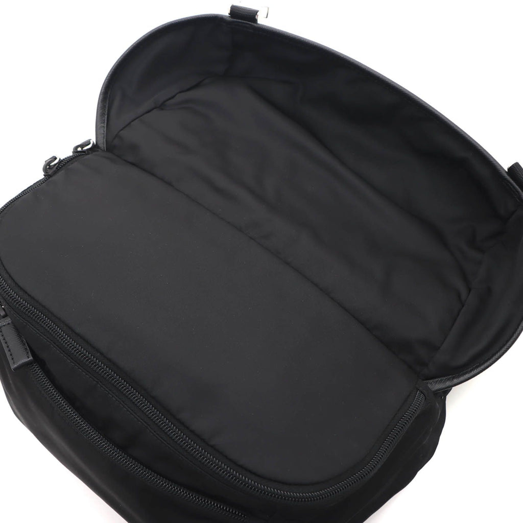 Prada Shoulder Bag Black Nylon Saffiano Boys' — view 6