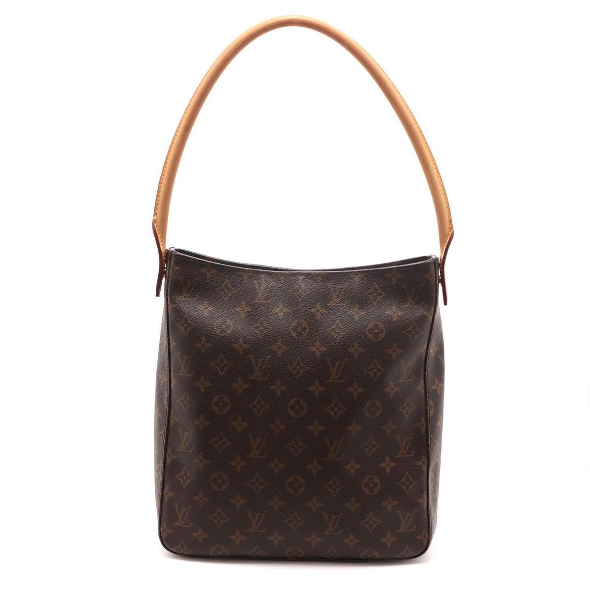 Louis Vuitton Looping GM Monogram Shoulder Bag Canvas Brown Stamp