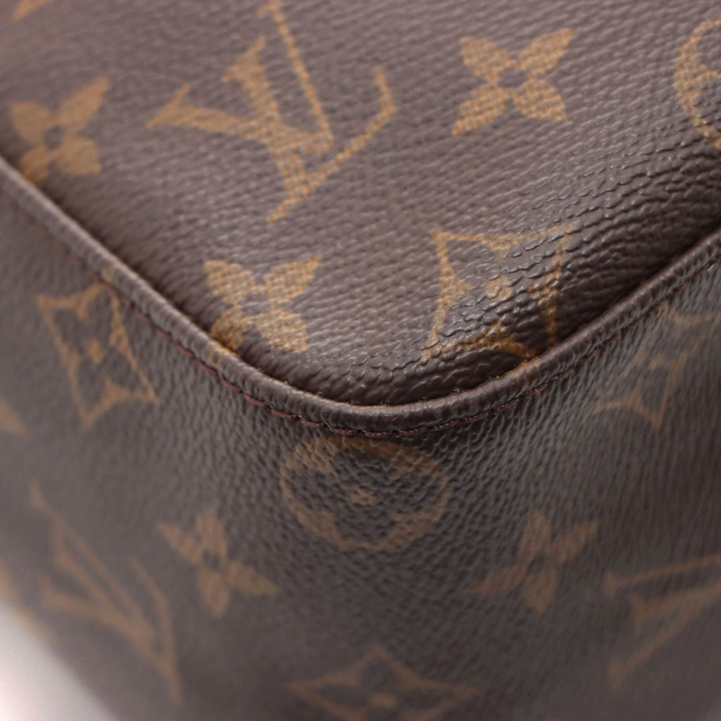 Louis Vuitton Looping GM Monogram Shoulder Bag Canvas Brown Stamp — view 6